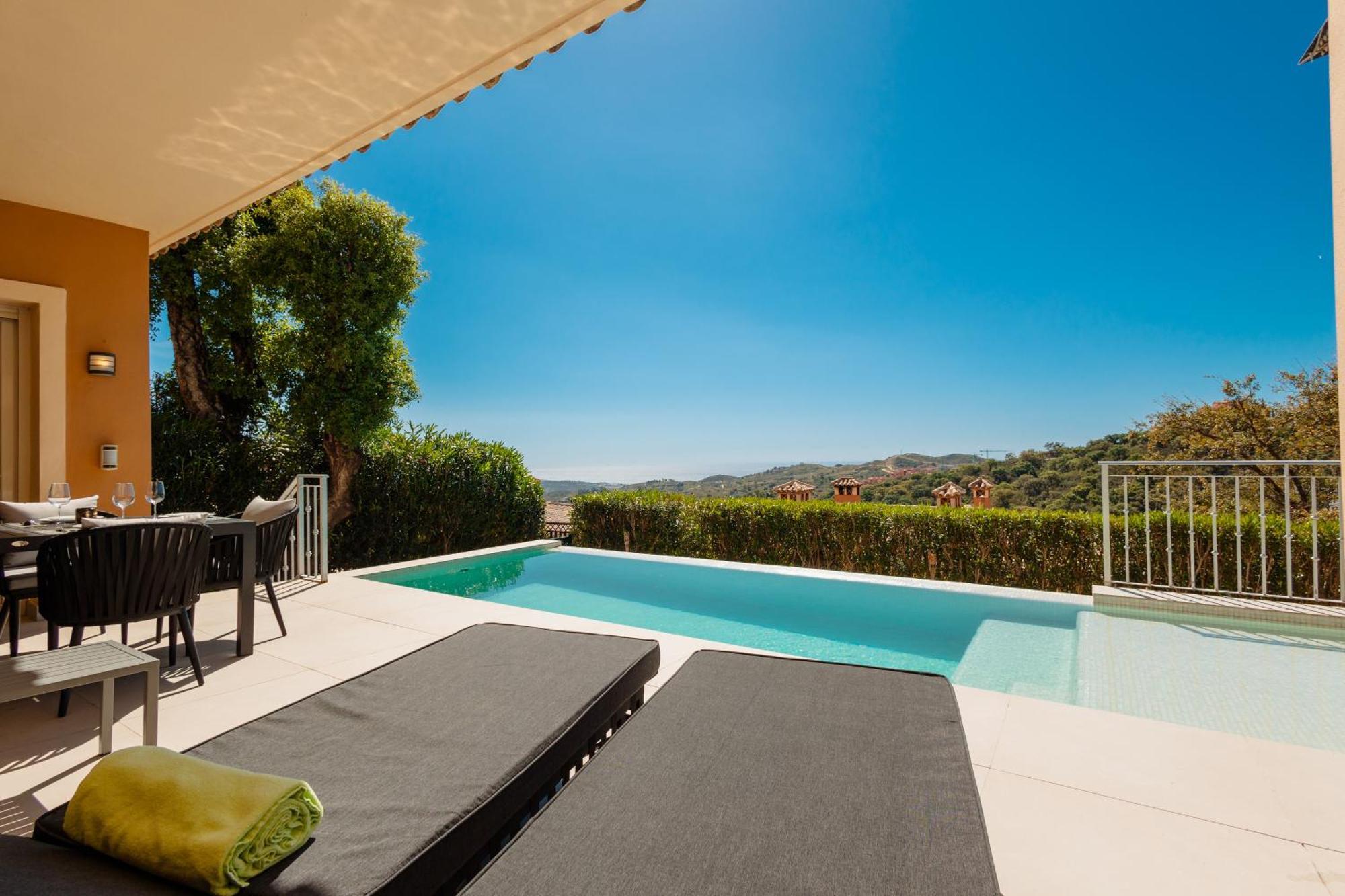 Private Heatable Infinity Pool With Sea Views In La Mairena, Marbella Daire Sitio de Calahonda Dış mekan fotoğraf