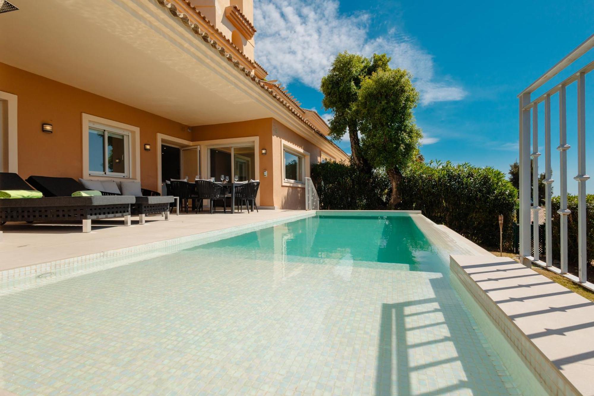 Private Heatable Infinity Pool With Sea Views In La Mairena, Marbella Daire Sitio de Calahonda Dış mekan fotoğraf