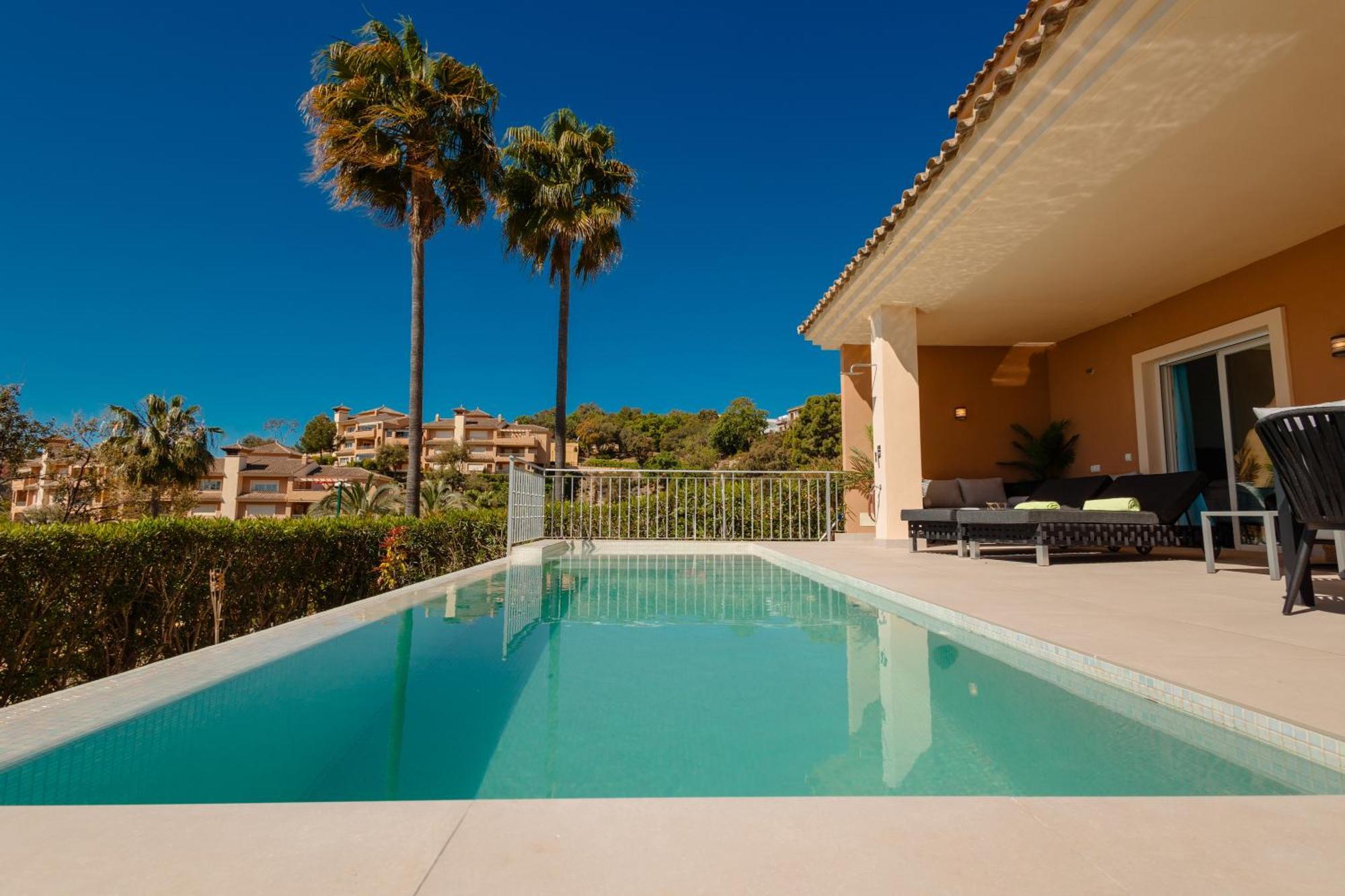 Private Heatable Infinity Pool With Sea Views In La Mairena, Marbella Daire Sitio de Calahonda Dış mekan fotoğraf